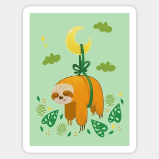 Sleepy Sloth Sticker